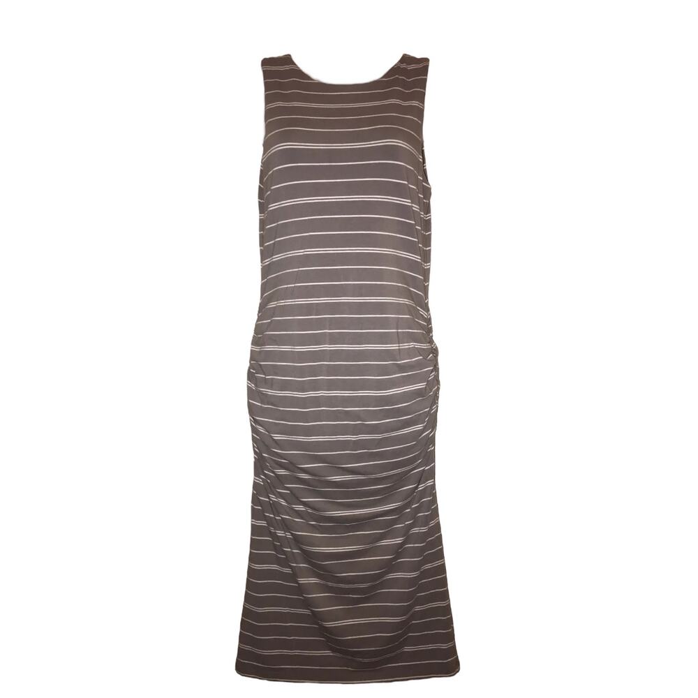 Athleta comeback tank ruched sleeveless dress sz xlarge